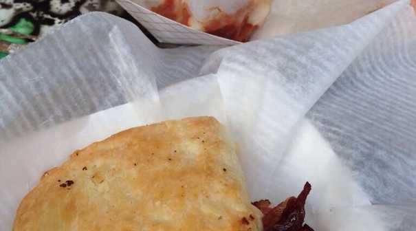 The Go Big Orange Biscuit from Savory and Sweet Truck