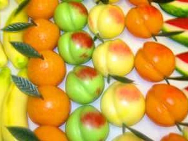 Beautiful marzipan on Boston Food Tours