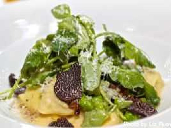 Chef's Club at the St. Regis: English Pea Agnolotti