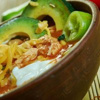 Mexican Slow Cooker Fiesta Chicken Soup, not only gluten free and dairy free