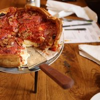 Chicago Style Deep Dish Cheese Pizza