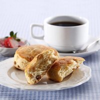 Scones with some black coffee.