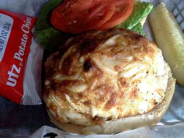 Crab cake at Koco's Pub