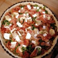 Bacon, Mushroom and Robiola Tart