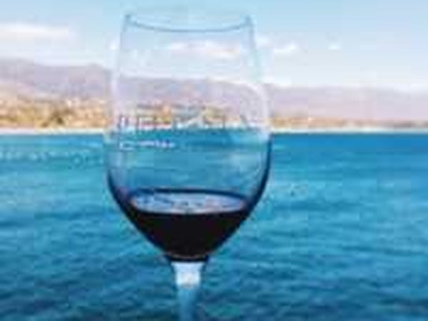 Enjoy a drink by the sea