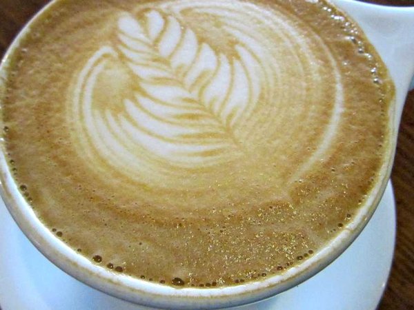 Lovely latte art!
