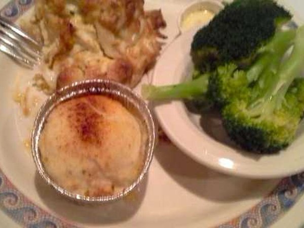 Crab cake at Pappas