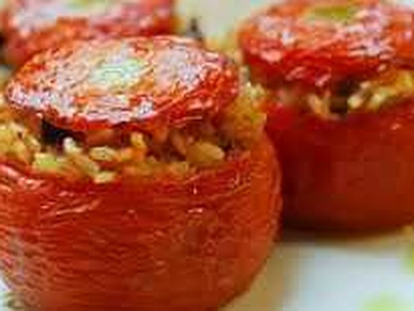 Red Juice Stuffed Tomatoes
