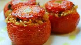 Red Juice Stuffed Tomatoes