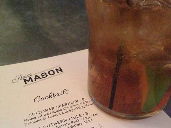 Cocktail Menu at Knox Mason